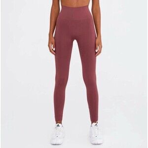 Women’s SET ACTIVE Sculptflex Seamless Leggings in Canyon Size Medium M Pink